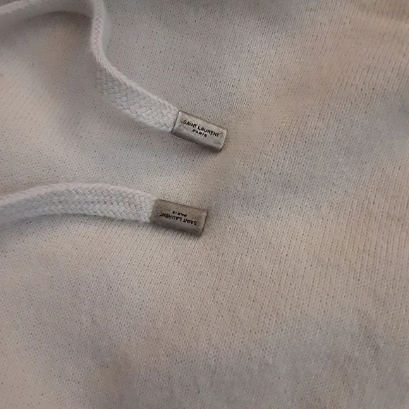 MEN'S SAINT LAURENT OPTICAL ILLUSION PRINT HOODIE - Picture 10 of 12